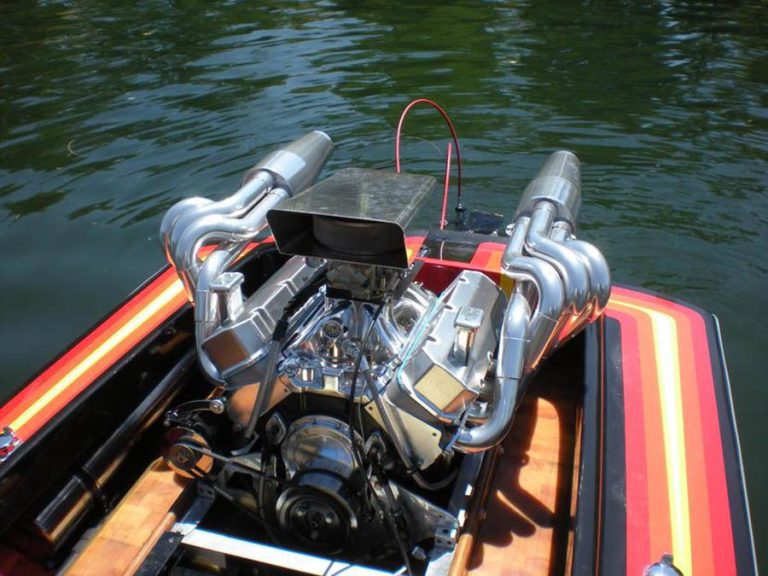 BBR576 JET DRIVE FLAT BOTTOM BIG BLOCK BB Race header for Jet