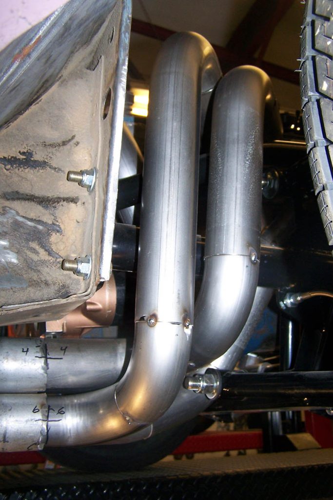 SBR128 ‘62’67 CHEVY II SMALL BLOCK SB Race header for TCI front