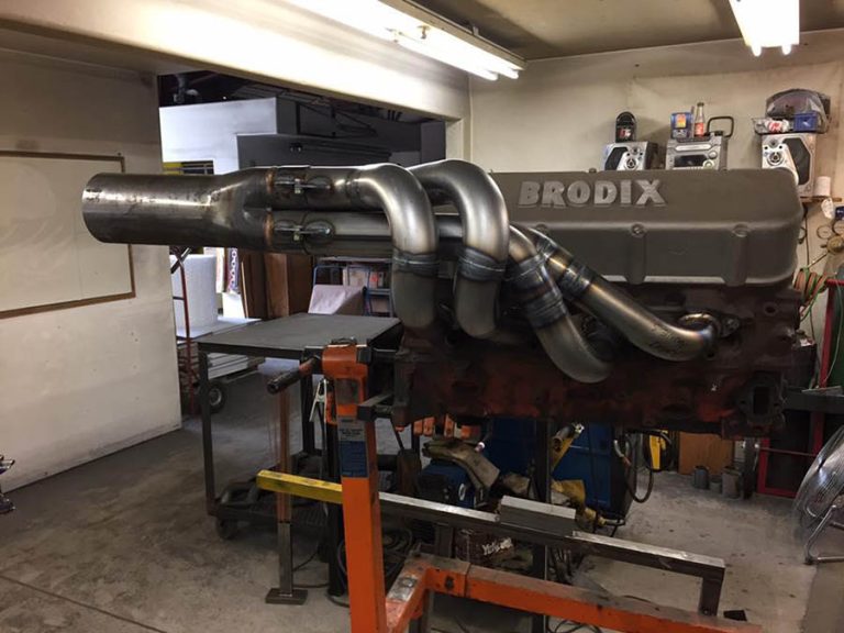 BBR575 VDRIVE FLAT BOTTOM BIG BLOCK BB Race header for “V” Drive